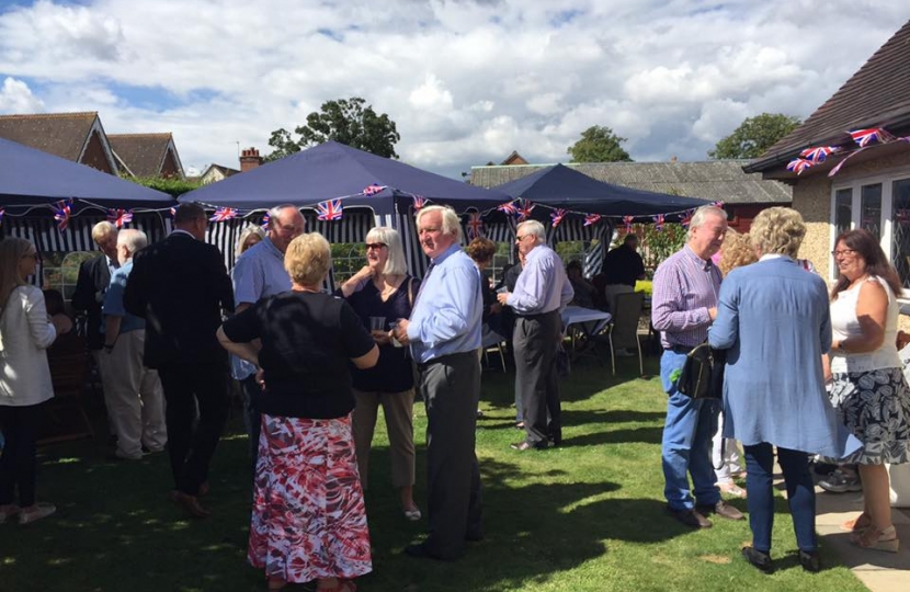 Members gather at the Chairman's BBQ