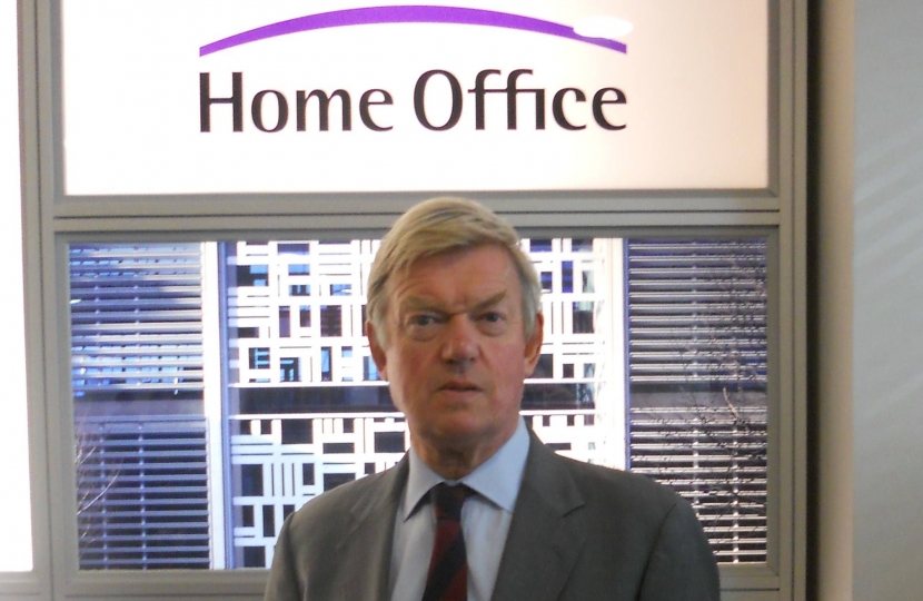 David Tredinnick MP at the Home Office