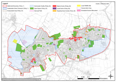 An outline of the Barwell and Earl Shilton SUEs from the Borough's 'Area Action Plan'